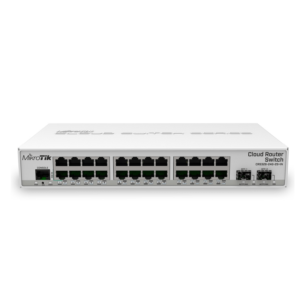 MIKROTIK CLOUD ROUTER SWITCH CRS326-24G-2S+IN L5